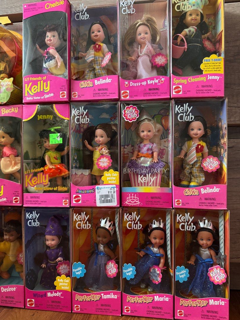 Vintage Barbie's sister Kelly dolls - 1990s, Hobbies & Toys, Toys