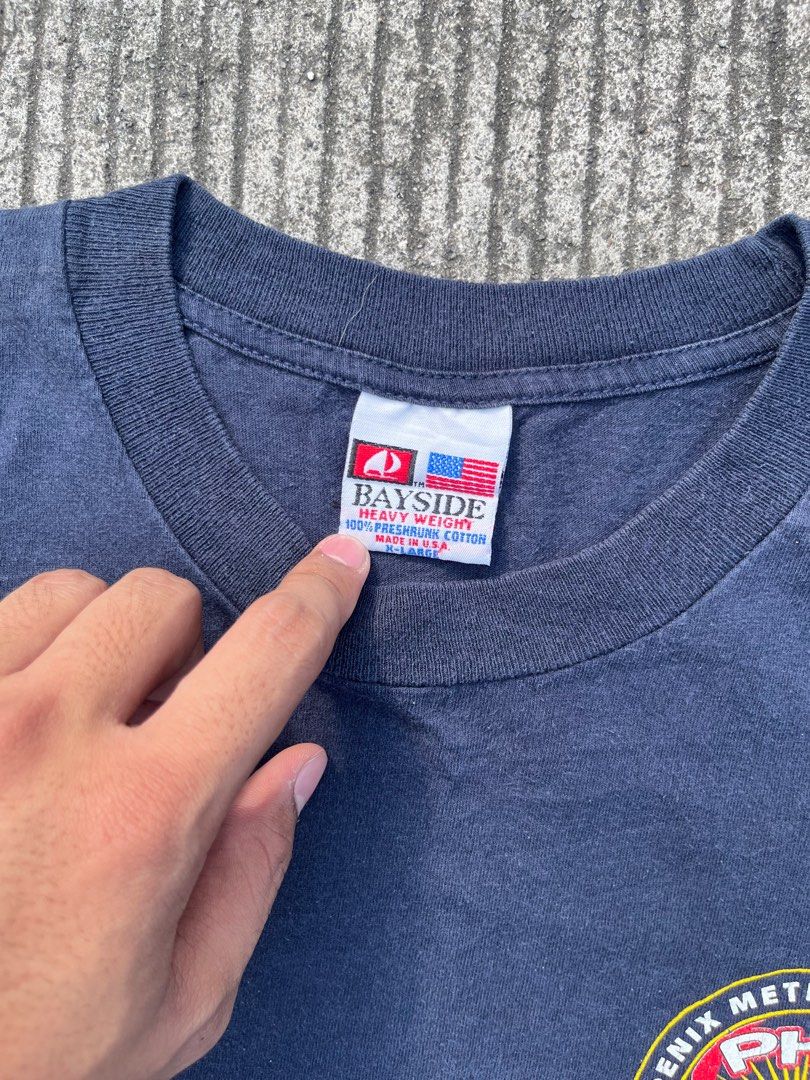 Vintage bayside heavyweight shirt (Category: Tshirts & Polo Shirts ) located in Santa Rosa. Submitted by omen999 (Listing ID 1416763879, Image 3). Description: Vintage bayside heavyweight shirt W 23 L 29 Free shipping!! .