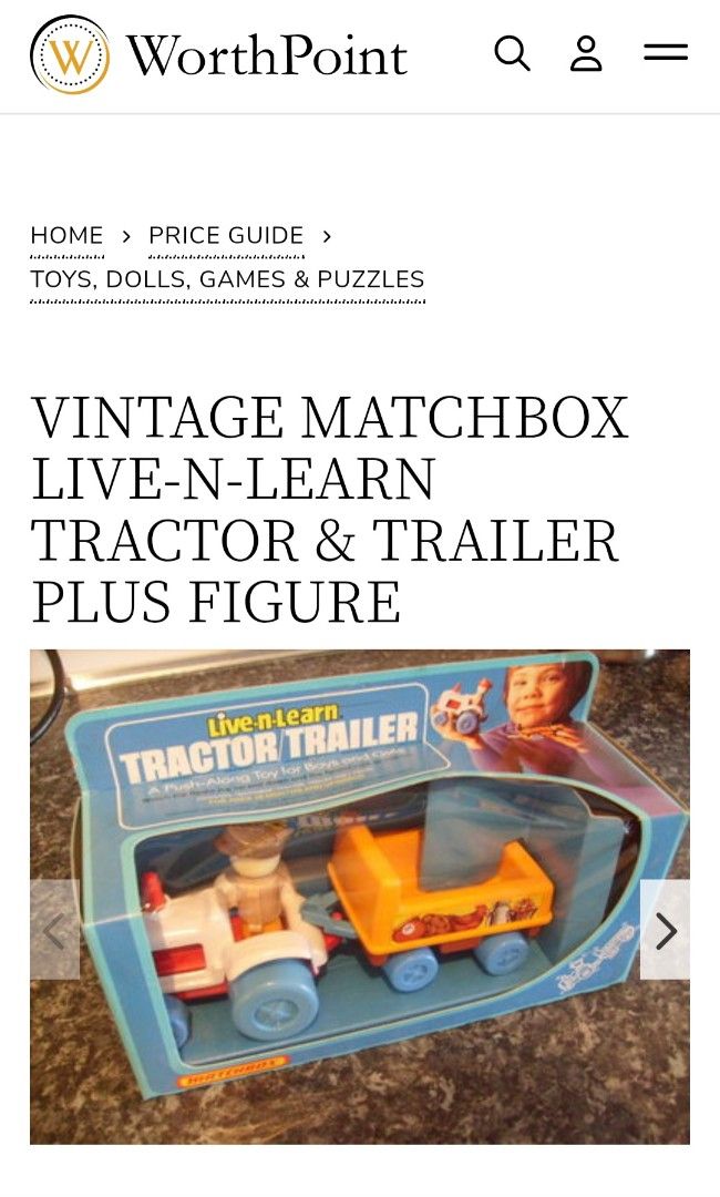 Vintage Matchbox Live-N-Learn Tractor Trailer (Category: Vehicle & Diecast Models) located in Angeles City. Submitted by kewlitibles (Listing ID 1416797462, Image 2). Description: galing ko sa Germany items ko LOCATION: Pampanga MOP: GCash SHIPPING: JNT / LBC / Flash Express.