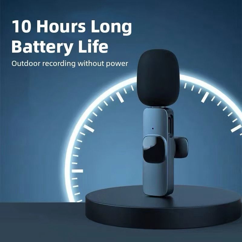 Wireless Lavalier Microphone for iOS - Plug and Play - 2 Mic65150909033603117