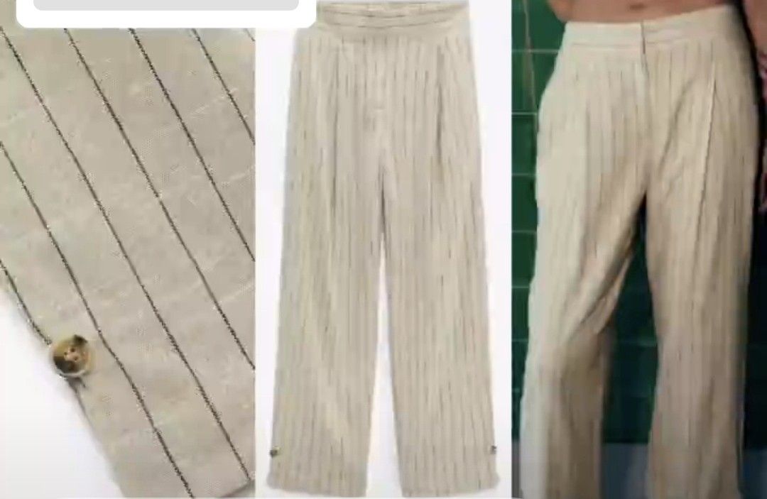 ZARA linen blazer and trouser coordinates (Category: Sets or Coordinates) located in Quezon City. Submitted by rmseller.2017 (Listing ID 1416665102, Image 2). Description: ZARA linen blazer and trouser coordinates | brand new | XS on both tags, fits XS-M | (store price: blazer P2595, trouser P1995) Get both for P3000 only.