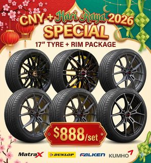 (Category: ) located in . Submitted by tyresonline.sg (Listing ID 1406570698, Image 1). Description: .