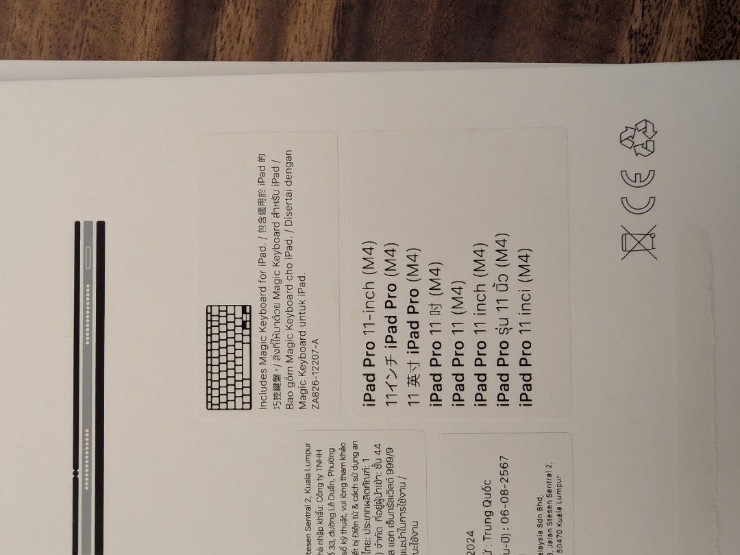 Apple iPad Pro 11-inch (M4) Magic Keyboard, Computers & Tech, Parts ...