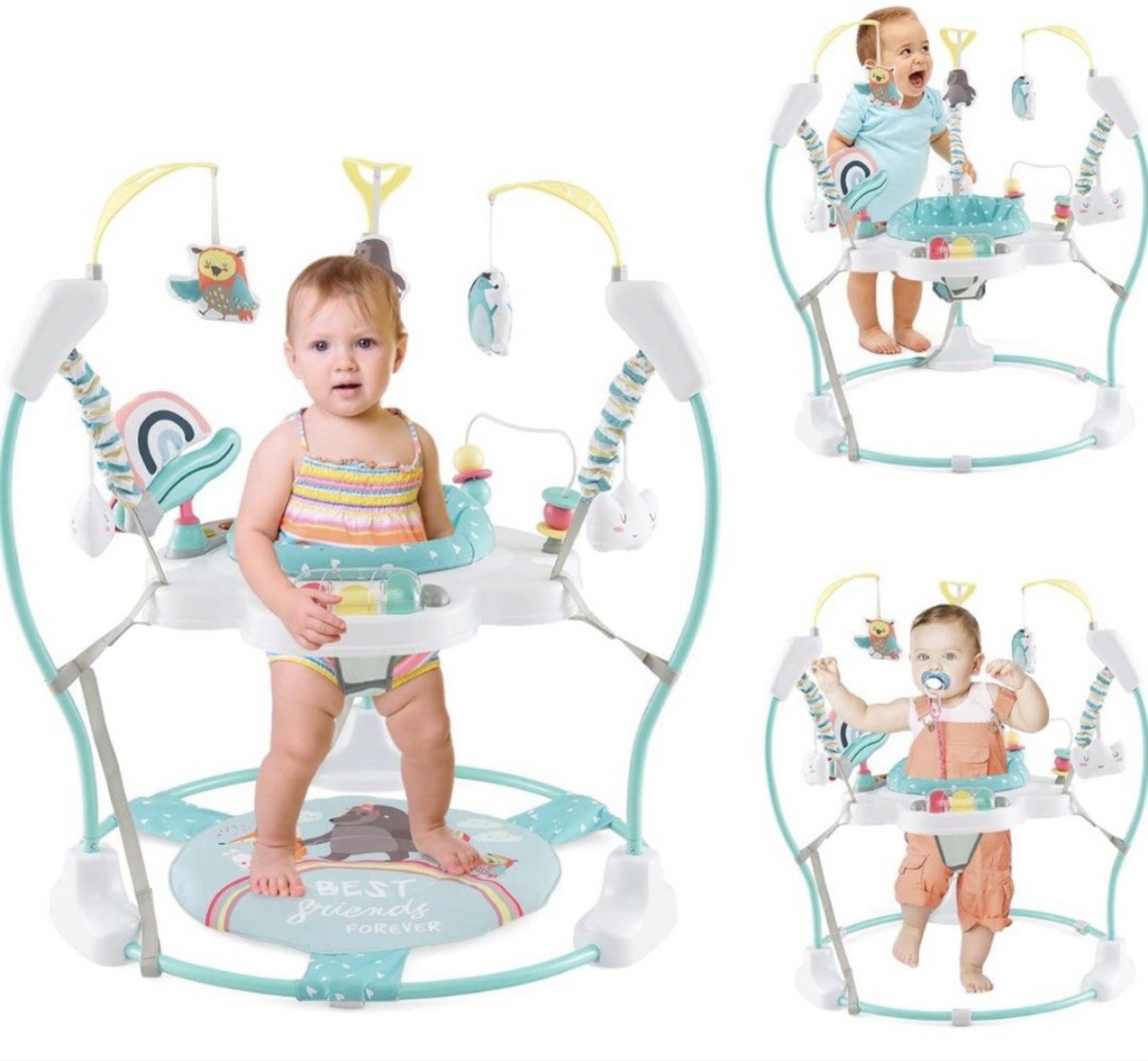 Baby Company Activity Center (Category: Infant Playtime) located in Marikina City. Submitted by legitfindph (Listing ID 1416905362, Image 3). Description: Bought for 5,000 @ toys r us Good as new, with box, working yung music na may mga buttons. With free battery nadin. Barely used 1 month lang nilabas. RFS: Maaga naglakad si baby - Baby Company activity center - For babies 6 months and up - Cloud-shaped design - Features hanging toys - Rotating 