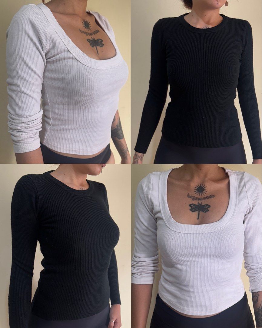 Black Long sleeves & White long sleeves (Category: Longsleeves) located in Quezon City. Submitted by shop.bagamundo (Listing ID 1416858558, Image 1). Description: Black long sleeves (XS to M) - Php 249.00 White long sleeves (XS to M) - Php 149.00 * SHOP BAGAMUNDO ORDER FORM * ⚜️Send item name/code/photo. Once confirmed available, pay via GCash/Maya: Angerica V. - 09109015308 ⚜️For same-day delivery, pin Guhitinta Art Shop & use same number. ⚜️For