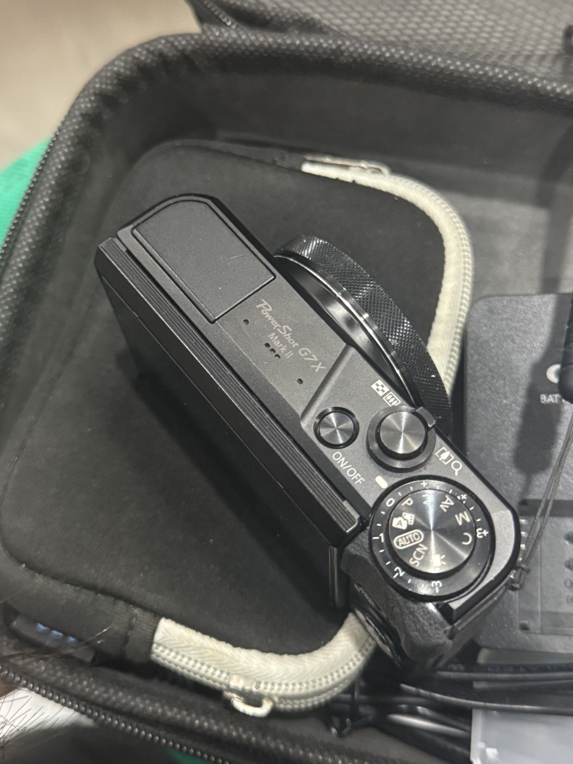 Canon G7 X Mark II FOR RENT (Category: Cameras) located in Manila. Submitted by houseofsable_ (Listing ID 1416889495, Image 3). Description: FOR RENT: Canon G7X Mark II ₱500/day (1 day) ₱450/day (3+ days) Inclusions: • Camera • 2 Batteries • 128GB SD Card • Battery Charger • SD Card Reader • Silicone Case • Strap • Camera Pouch Please message me for availability, how to book, and full rental terms..