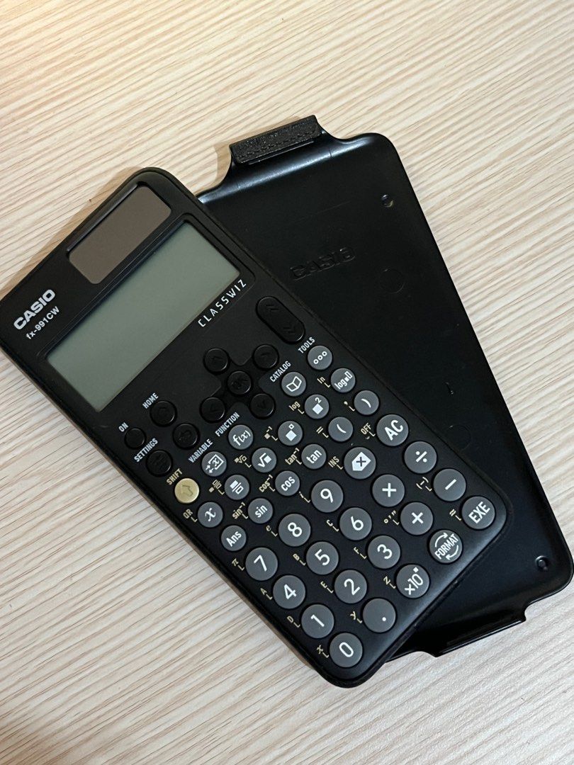 Casio FX-991CW Classwiz Scientific Calculator Black (Category: Other Gadgets) located in Pasig City. Submitted by dinnerrollss (Listing ID 1417014061, Image 1). Description: Casio FX-991CW FX991 CW Classwiz Advanced Scientific Calculator in Black 🏷️ Bought from National Bookstore for ~PHP 1,800 ➡️ RFS: I still prefer my old 991ex Classwiz calculator ✔️ Good as new (barely used) ✔️ Doesn’t include box (will still be properly packaged) ✔️ No scrat