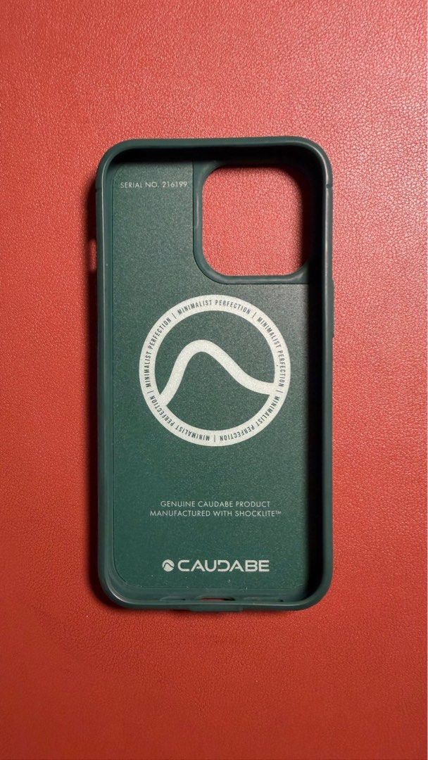 Caudable Sheath “Mountain Green” iPhone 13 Pro Case (Category: Cases & Sleeves) located in Quezon City. Submitted by allthingsdapper (Listing ID 1416964515, Image 2). Description: Caudable Sheath “Mountain Green” iPhone 13 Pro Case Used not abused Good magsafe capacity Grippy and good texture ₱1300 Mandaluyong.