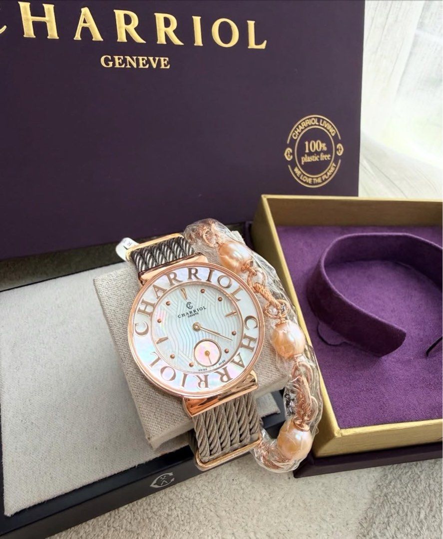 Charriol watch (Category: Luxury Watches) located in Cavite. Submitted by loleenars (Listing ID 1416874103, Image 1). Description: ONHAND PH SALE 🔥 St tropez 30mm free sf Rosegold.