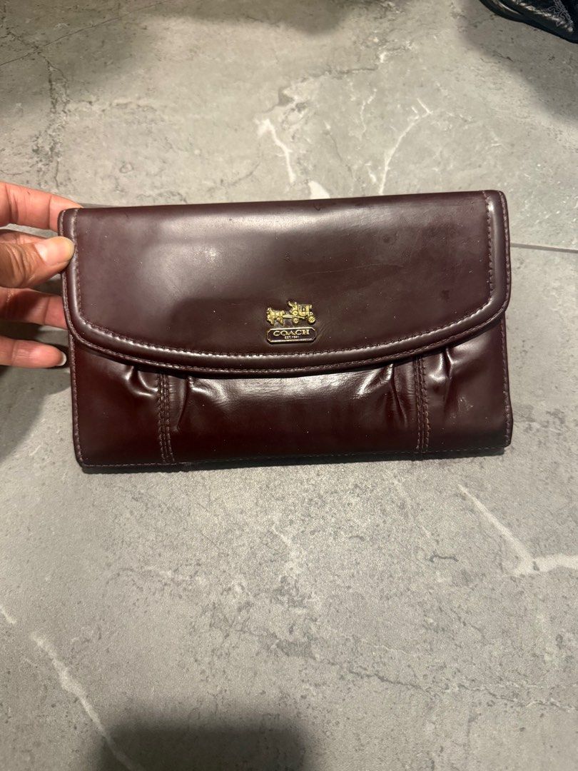 Wallets (Category: Bags & Wallets) located in Singapore. Submitted by beautiful_stranger (Listing ID 1416865355, Image 3). Description: Bought from thrift seller Used condition Vintage coach Buy only if you are comfortable ya MCM - $45.