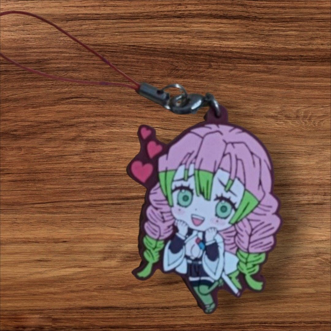Demon Slayer Mitsuri Kanroji Keychain Stap (Category: Character Goods) located in Mandaluyong City. Submitted by Cathcathcath (Listing ID 1347378504, Image 1). Description: Demon Slayer – Mitsuri Kanroji Keychain Strap ₱160 – Like New 🔑 Displayed only, well kept ✨ Excellent condition 🚚 Shipping fee not included.