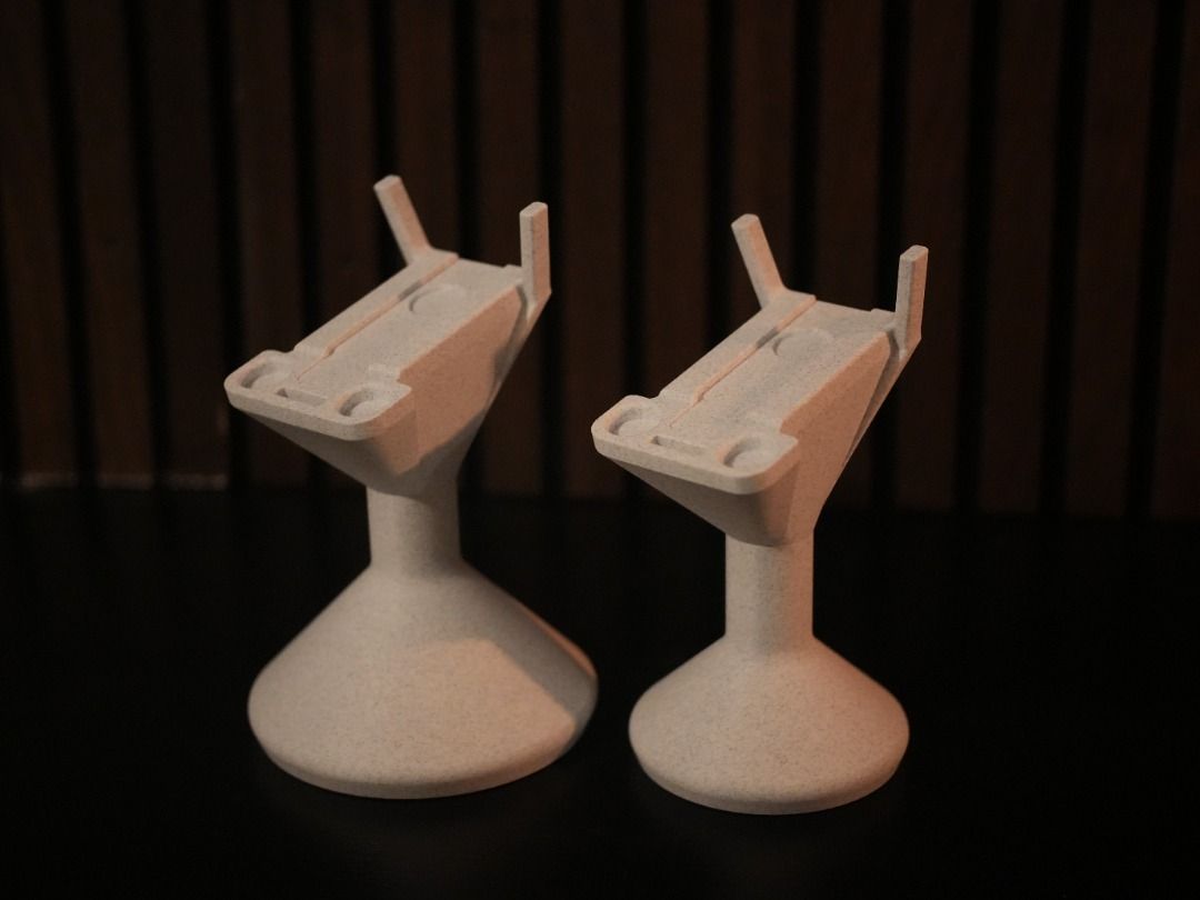 DJI Mavic 4 Pro Display Stand (Category: Drones) located in Mandaluyong City. Submitted by heyitslaaaance (Listing ID 1416886712, Image 1). Description: Selling a DJI Mavic 4 Pro Display Stand, designed for premium presentation and stable support. This stand holds the drone in an elevated, forward‑facing flight pose that highlights the camera and body lines — perfect for retail displays, collectors, studios, creators, or desk setups. The neutral 