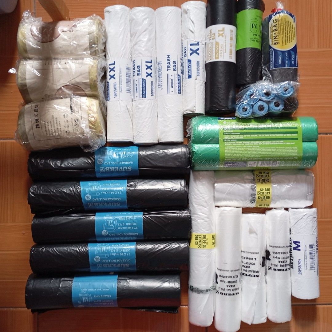 Garbage Trash Bags ALL IN (Category: Cleaning Tools & Supplies) located in Quezon City. Submitted by ana-chan (Listing ID 1411763050, Image 1). Description: fixed price TAKE all .