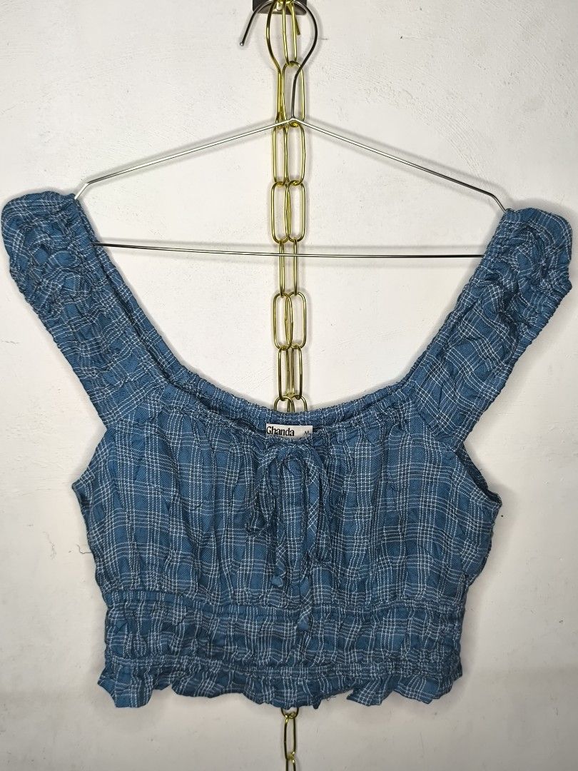 Ghanda Crop Top - Medium (Category: Others Tops) located in Marikina City. Submitted by vaughnify (Listing ID 1416872568, Image 1). Description: GHANDA - Crop Top Sleeveless Top - Size: Medium - Super nice ng fabric in actual - No flaws, No stains, No runs 📍Location: Marikina City 🚚 Courier Options: 🛍️ J&T Express • 2–3 days within Metro Manila • 3–5 days outside Metro Manila 🛍️ Same-day delivery (Metro Manila): • Lalamove • Grab Express • Mo
