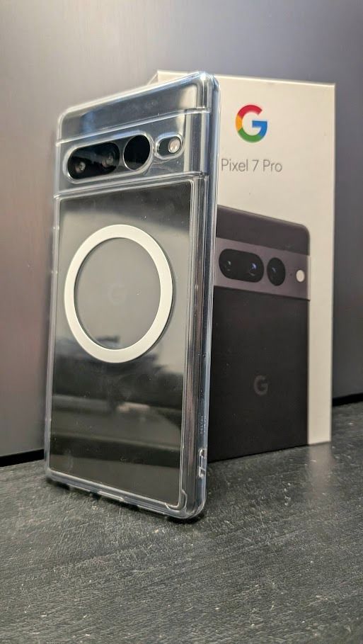 Google Pixel 7 Pro (Category: Google Pixel) located in Pasig City. Submitted by igustnik (Listing ID 1416985442, Image 2). Description: Brand New Inclusions: Box 1 Free Case (not the one in the photo) Kakabili lang Ilang days pa lang nagagamit RFS: Upgrade NO ISSUES NO DENTS, FLAWS, ETC Super solid gamitin, upgrade lag talaga.