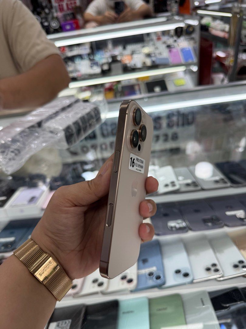 Iphone 16 Pro 1TB 92% batt FU NTC No issue (Category: iPhone 16 Series) located in San Juan City. Submitted by javedsgadgetshop (Listing ID 1416910729, Image 2). Description: INSTALLMENT OPTIONS : SPAY LATER / GGIVES / CREDIT CARD! WE BUY AND SELL SO PWEDE MAGBINTA OR SWAP ! Quick Specs : 💵 Iphone 16pro •1TB •NTC Variant •92% batt health •Factory Unlock •98% Smoothness •No hidden issue | No Repaired •100% Authentic | Not Refurbished •w/ OEM Char