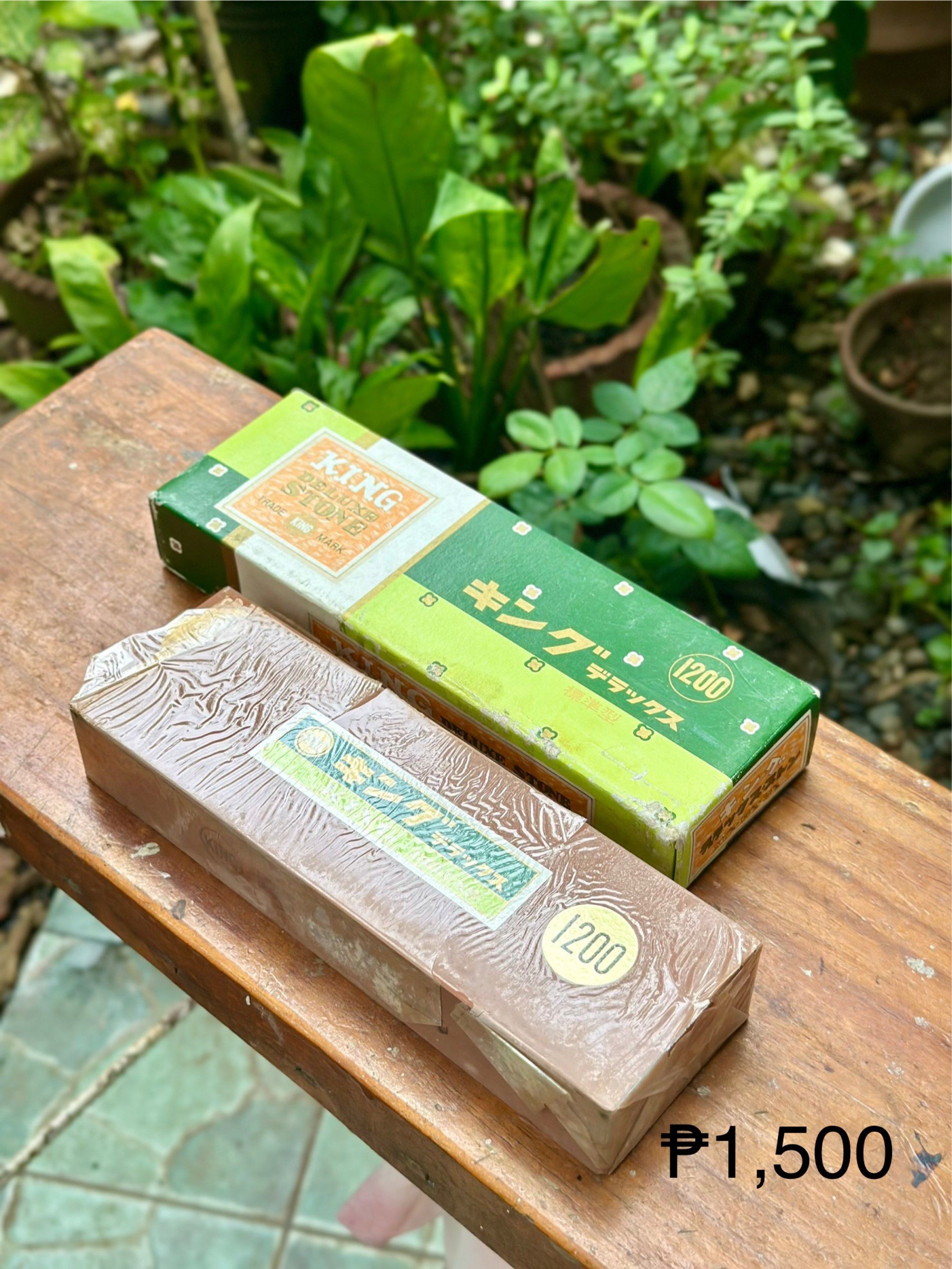 Japan Sharpening Stone Synthetic Grit 1200 (Category: Knives & Chopping Boards) located in Davao. Submitted by furendorithrifter (Listing ID 1416848095, Image 1). Description: Grit 1200.