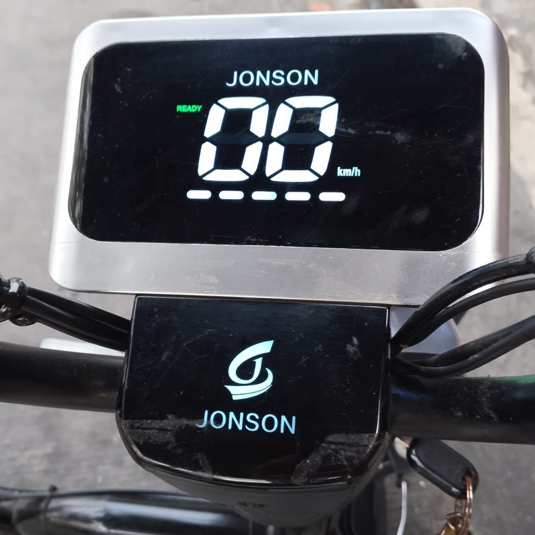 Jonson Electric Bike/Trike (Category: Everything Else Others) located in Paranaque City. Submitted by hizonrj_g (Listing ID 1417001833, Image 2). Description: Jonson Electric Bike/Trike 3 months used good as new Large screen LCD LED headlights 3 speed with reverse Heavy duty dual batteries (driver seat) Built-in audio system Large under passenger seat compartment Audible turn signals & reverse *Must see to appreciate* RFS: will upgrade to a four-