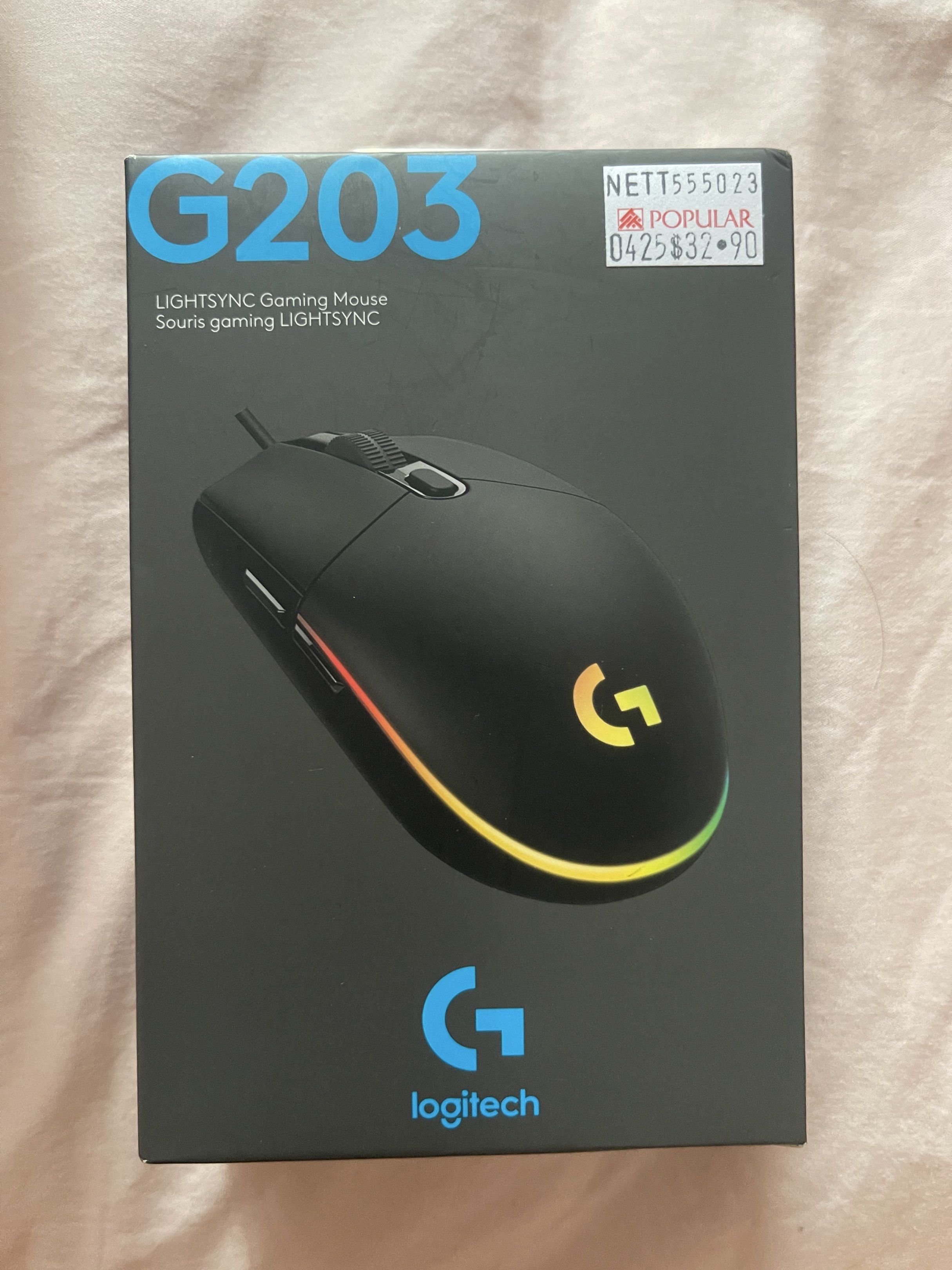 Logitech G203 LIGHTSYNC Gaming Mouse - Brand New444002825709834240