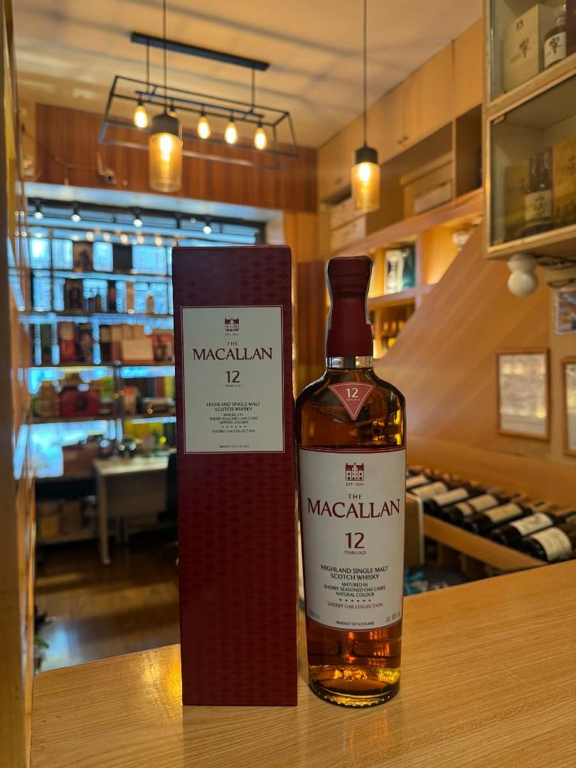 Macallan 12 Years (Category: Beverages) located in Manila. Submitted by rom_goodshop (Listing ID 1416908554, Image 1). Description: ndulge in the timeless elegance of The Macallan 12-Year-Old, a premium Highland single malt whisky matured in carefully selected Sherry-seasoned oak casks. Product Highlights: Age: 12 years Type: Highland Single Malt Scotch Whisky Cask: Sherry-seasoned oak casks for an enriched, full-bodied flavor Collection: Part of