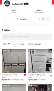 (Kategori: ) berada di . Dikirim oleh romlah_21 (ID iklan 1416922526, Gambar 1). Deskripsi: .