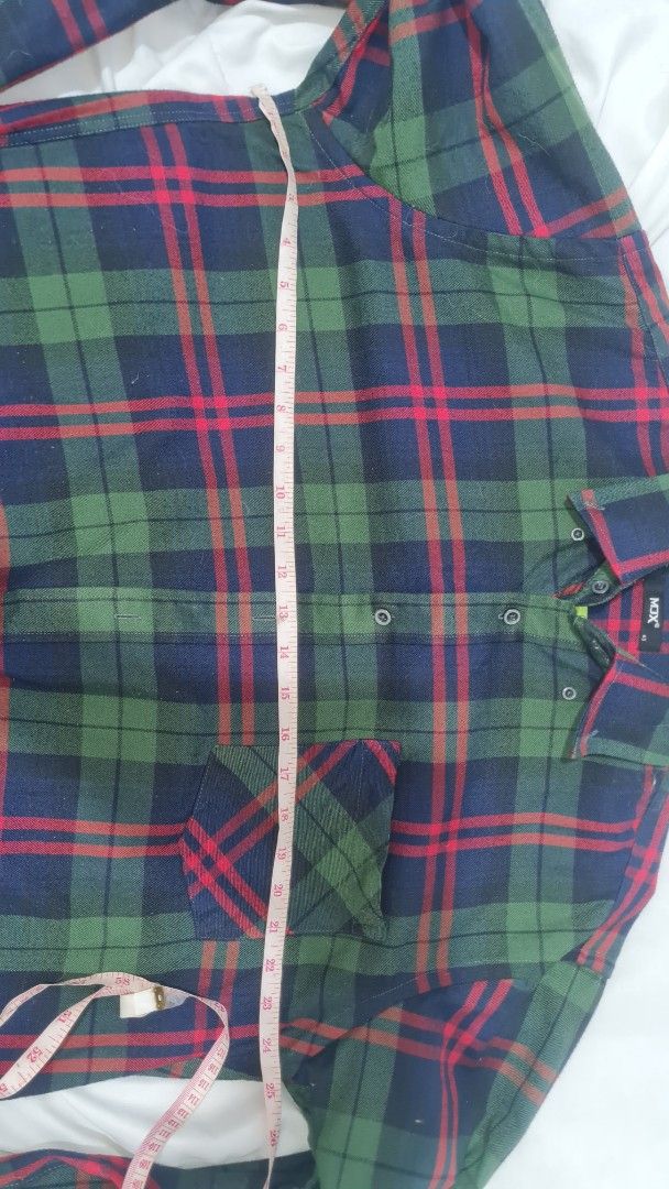 MDX Checkered Plaid Flannel Shirt (Category: Tshirts & Polo Shirts ) located in Quezon City. Submitted by bubugom (Listing ID 1416976401, Image 3). Description: MDX Checkered Flannel Shirt - check photo for medida sizing - unisex - very makapal, maganda tela LOC: Brgy. Pasong Tamo, QC MOD: GRAB, Lalamove, JNT MOP: GCASH, BPI, GoTyme (NO COD & ABONO).