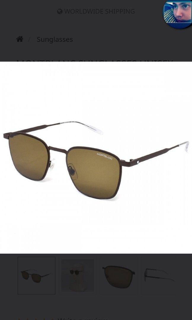Montblanc Mens Square Sunglasses (Category: Sunglasses & Eyewear) located in Manila. Submitted by cloud42o (Listing ID 1416955639, Image 2). Description: •Metal frame with plastic lens •Non-polarized •Lens width: 51mm, Lens height: 42mm, Bridge: 20m, Arm: 145mm Note: No cover case and cloth left in dubai. slightly negotiable no rush! no dents and scratch perfect like new..