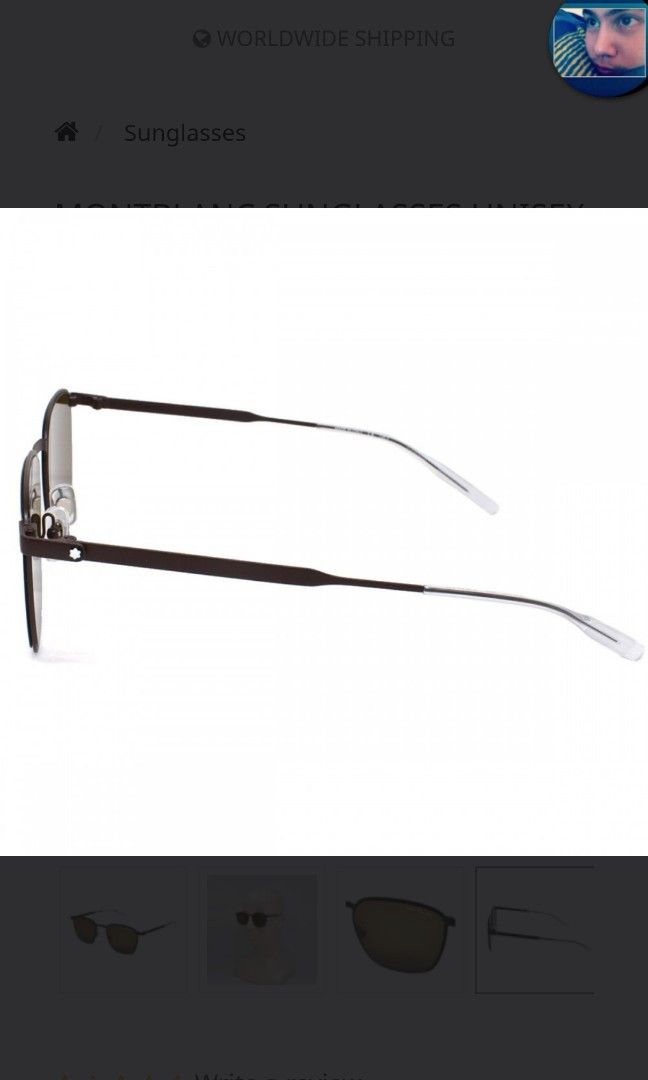 Montblanc Mens Square Sunglasses (Category: Sunglasses & Eyewear) located in Manila. Submitted by cloud42o (Listing ID 1416955639, Image 3). Description: •Metal frame with plastic lens •Non-polarized •Lens width: 51mm, Lens height: 42mm, Bridge: 20m, Arm: 145mm Note: No cover case and cloth left in dubai. slightly negotiable no rush! no dents and scratch perfect like new..