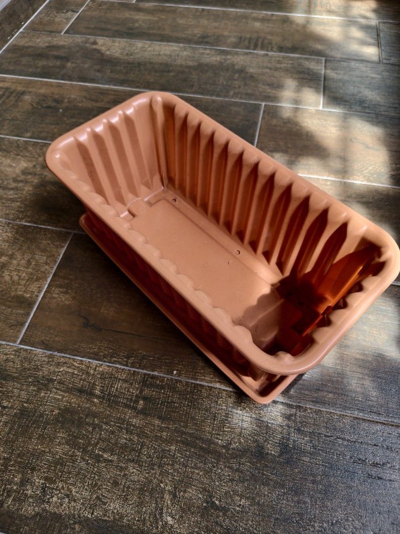New Rectangular Planter with Tray439635389532743680