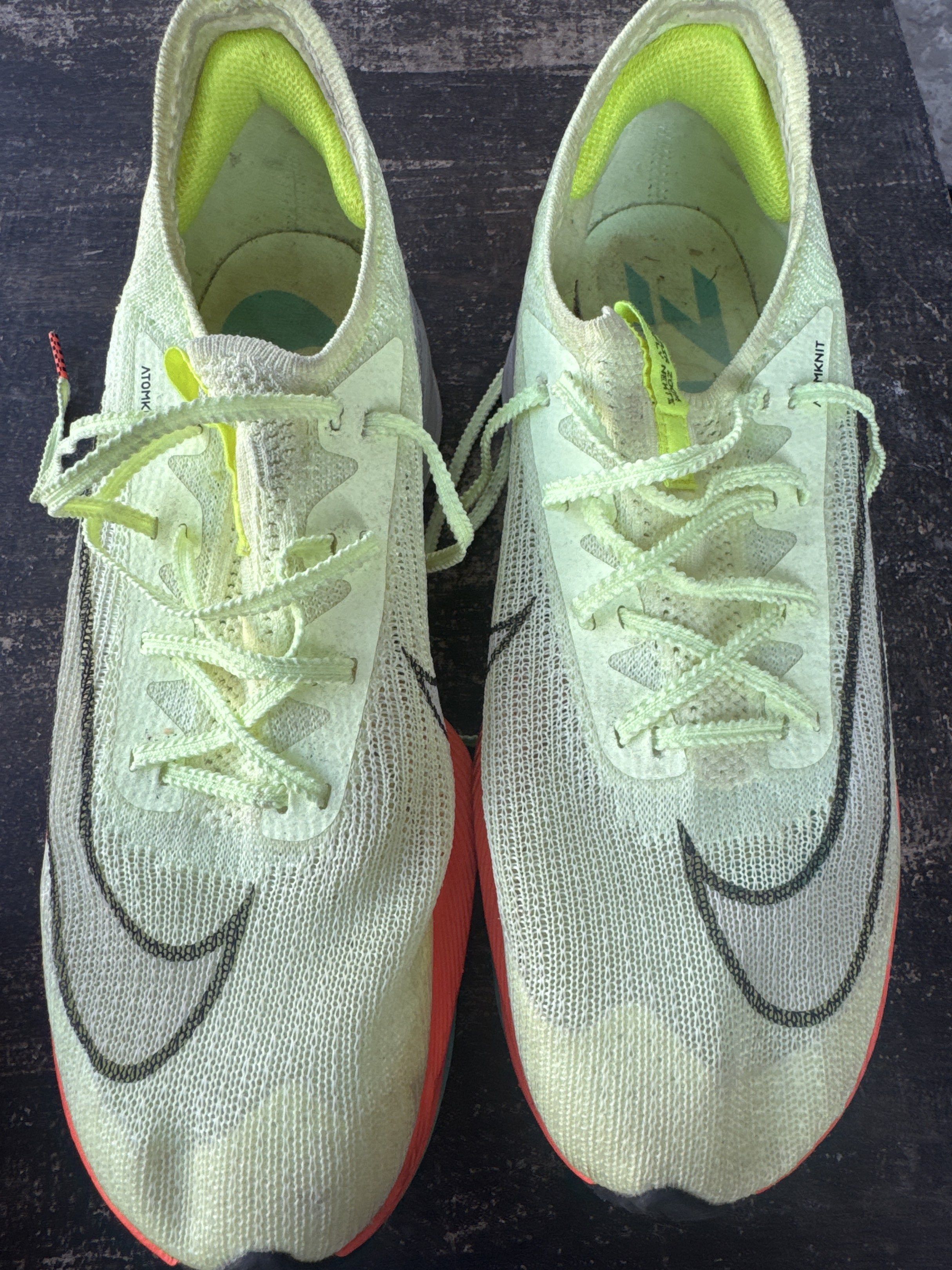 Nike Zoomx Atomknit running shoes (Category: Sneakers) located in Dasmarinas. Submitted by marcusio (Listing ID 1416985260, Image 2). Description: Brand: Nike Zoomx Atomknit Size: 44 Original Price: Php 36,656.00 No box.