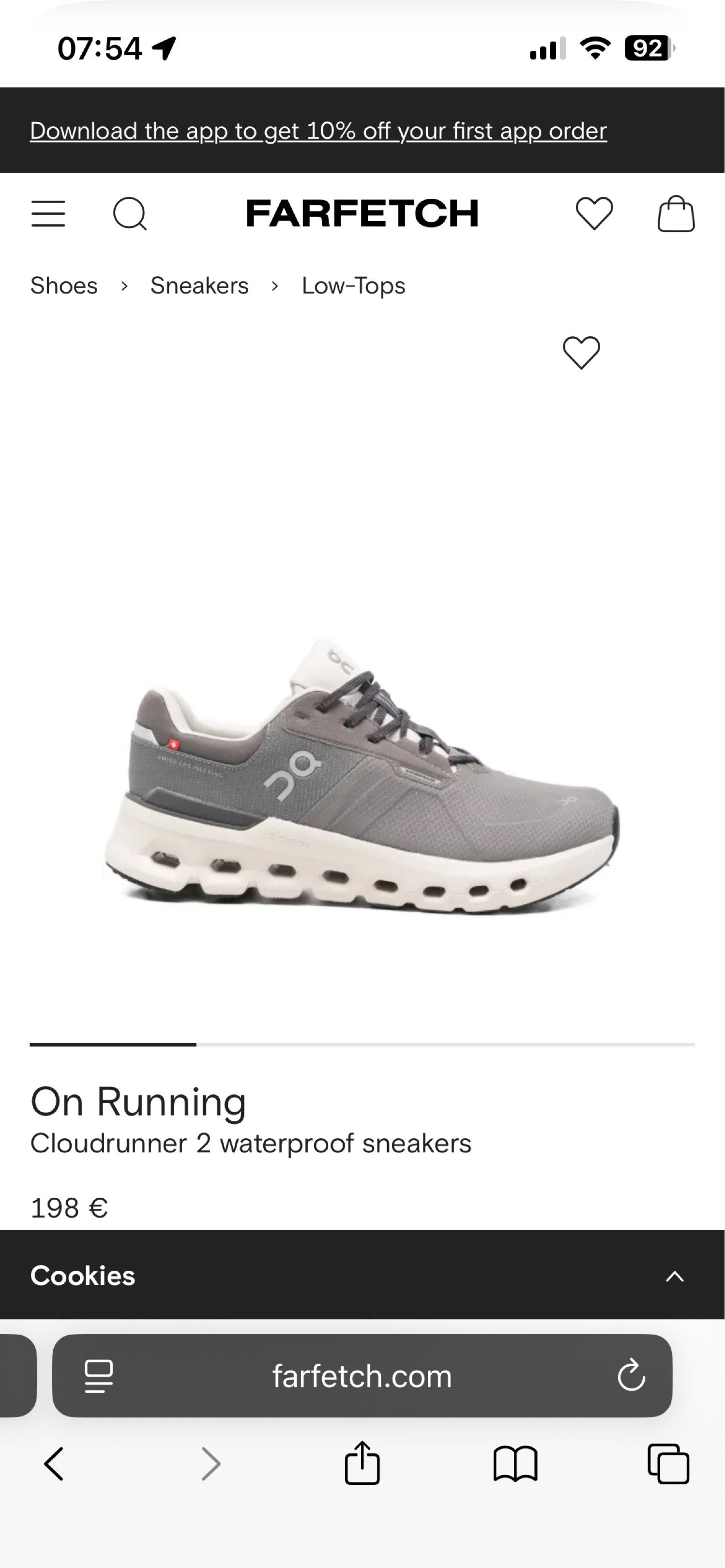 On Running Cloudrunner 2 Waterproof M Eclipse (Category: Sneakers) located in Singapore. Submitted by _seantay (Listing ID 1417022521, Image 1). Description: - On Running Cloudrunner 2 sneakers - Waterproof design - Comfortable and supportive and stable - Ideal for running or for everyday wear - Come with tag and can show proof of purchase Jan 2026 for ~180 SGD.