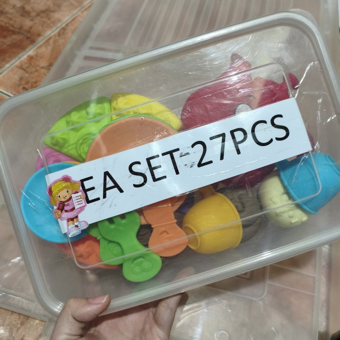PlayGo Soft Toy Tea Set (Category: Kids Toys) located in Tuguegarao City. Submitted by annelimitedshop (Listing ID 1416969792, Image 2). Description: -PLAYGO SOFT TOY 27-piece toy tea set - Includes: red teapot, cake slices, cupcakes, cups, saucers, and utensils - Comes in a clear plastic container for easy storage - Perfect for imaginative play and tea parties - Features vibrant colors and fun designs Not breakable. excellent quality ang ginamit
