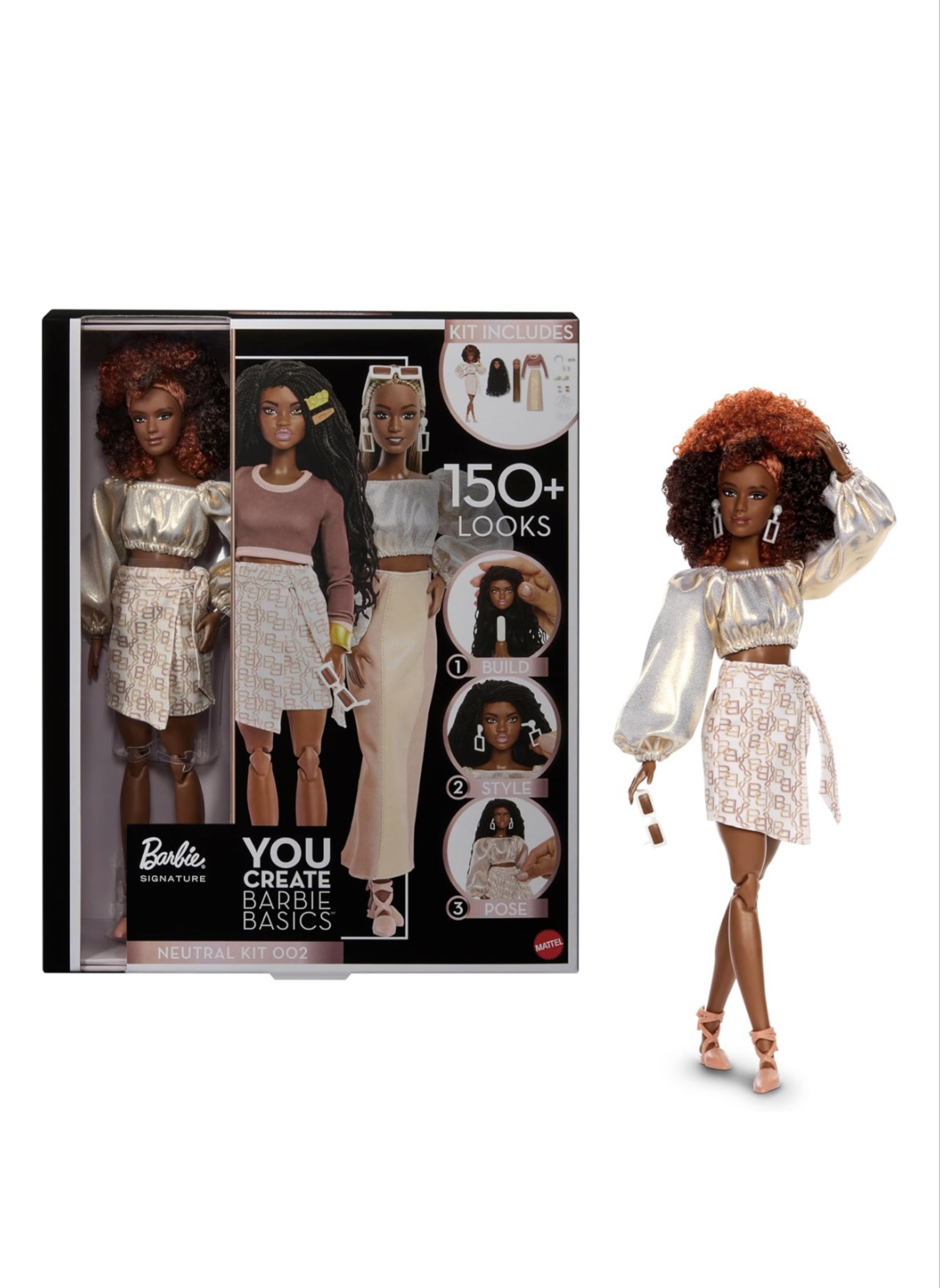 (Preorder) Barbie Basics You Create Neutral Kit 002 with Customizable ...