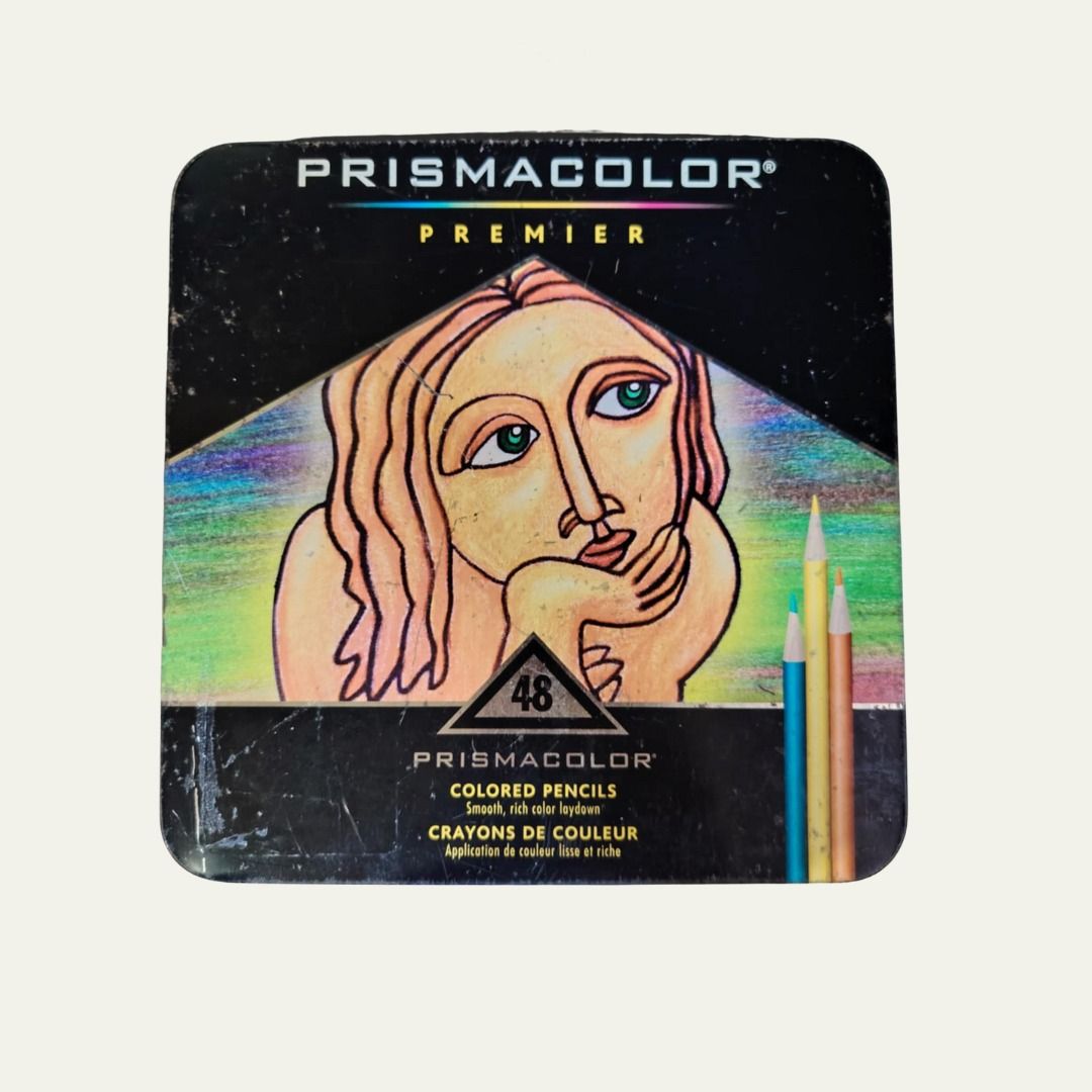 Prismacolor Premier 48 Colored Pencils (Category: Craft Supplies & Tools) located in San Mateo. Submitted by carl_240 (Listing ID 1405901943, Image 1). Description: - Prismacolor Premier colored pencils (48 count). - Comes in a convenient metal tin. - Features smooth, rich color laydown. - Ideal for various art projects. .