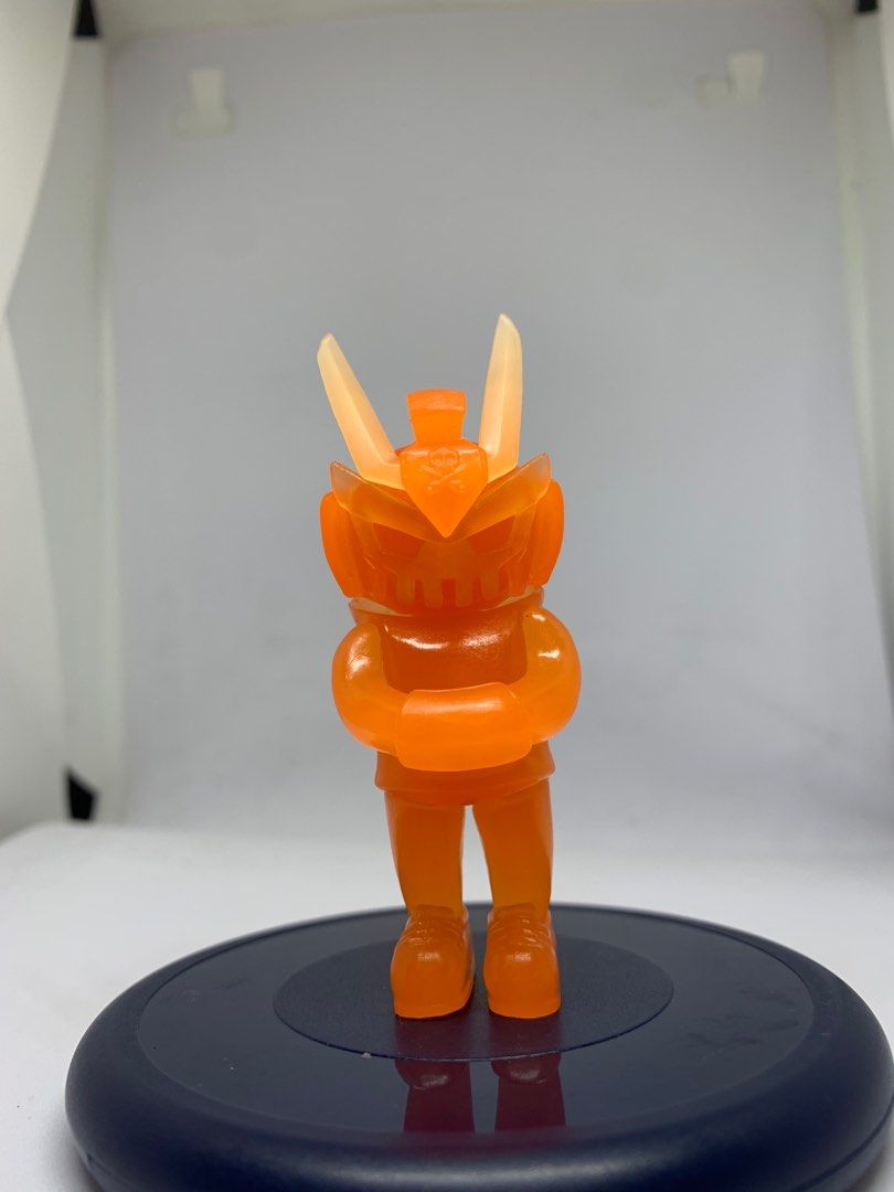Quiccs Agent Orange GITD micro (Category: Designer & Blind Box Toys) located in Caloocan City. Submitted by ekivilleg86508 (Listing ID 1416840134, Image 2). Description: Agent Orange Glow in the dark Issue : Uneven legs MicroTeq .