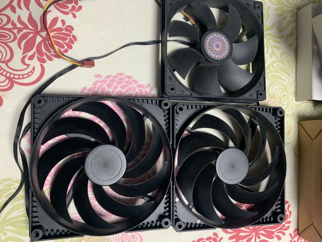 [SELLING] Phanteks Fan Set x2 (Category: Other Accessories) located in Makati City. Submitted by floyd445 (Listing ID 1416894642, Image 1). Description: Phanteks Fans + CM fan set Notes: Only used for testing and came stock with new PC build + spare CM 120mm fan added 140mm fans pwm type x2 - AVAILABLE 120mm fan 3 pin type - SOLD Location: Mandaluyong Meet up / Pick up.