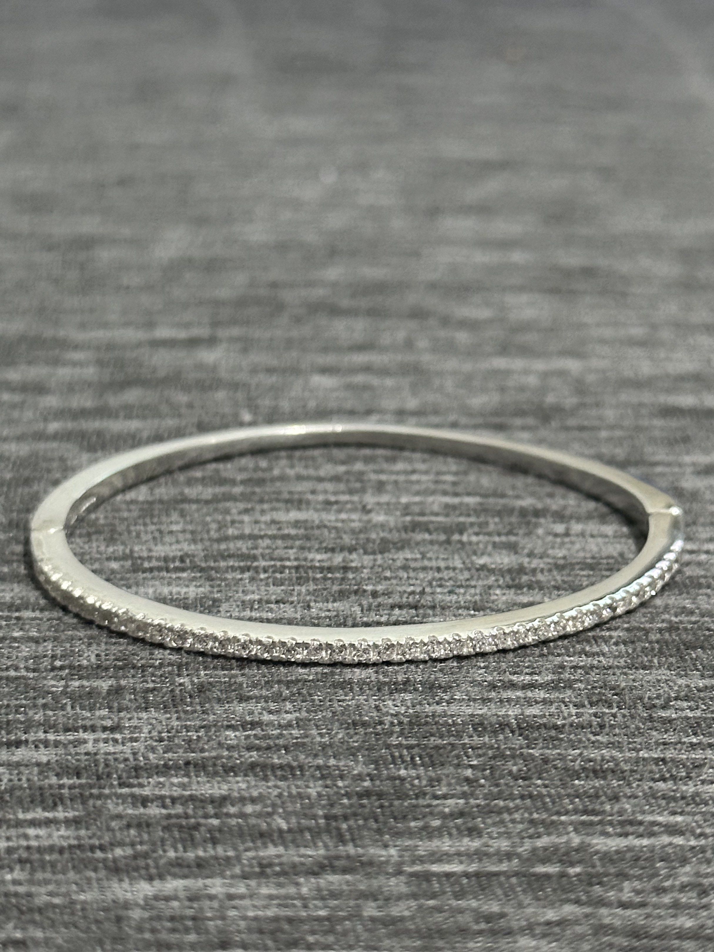 Silver Bangle with Crystals (Category: Bracelets) located in Taguig. Submitted by sshyn_08 (Listing ID 1416964104, Image 1). Description: .