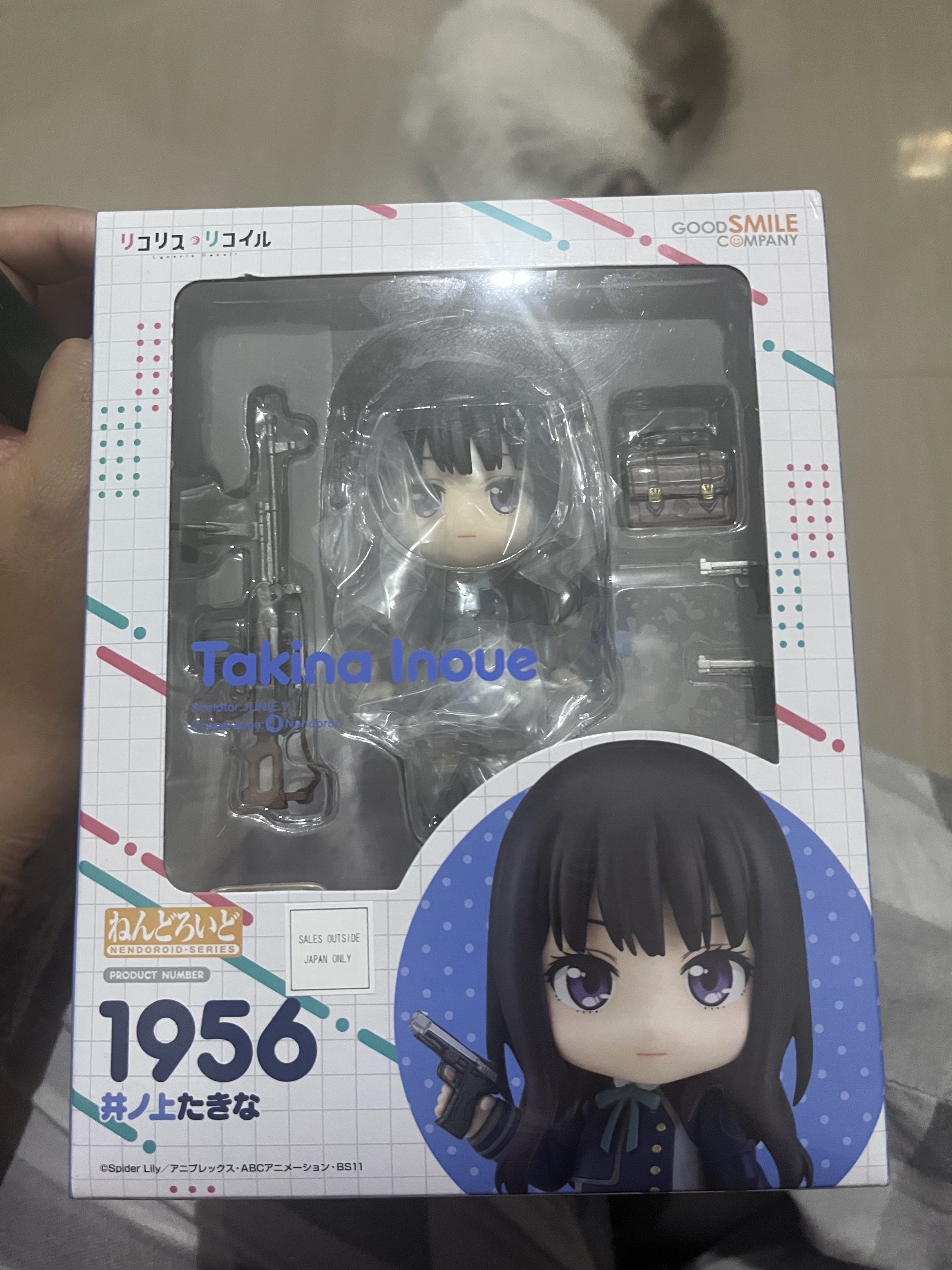 Takina Inoue Nendoroid (Category: Designer & Blind Box Toys) located in Bulacan. Submitted by icebuzzes (Listing ID 1416944835, Image 1). Description: Takina Inoue Nendoroid 2600 RFS: wrong purchase.