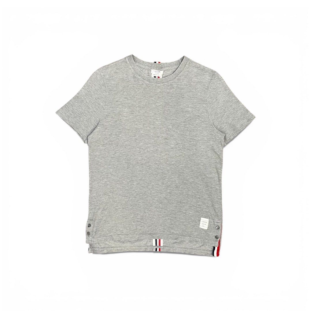 Thom browne back stripe shirt (Category: Luxury Apparel) located in Quezon City. Submitted by giveme_theloot (Listing ID 1416933176, Image 1). Description: Available for purchase in-store or online Thom browne back stripe shirt Condition : 9/10 Size : 1 Dimes : Width - 18 1/2” Length - 24 1/2” Back Length - 26 1/2” Price : 5,000 php or drop best offer.