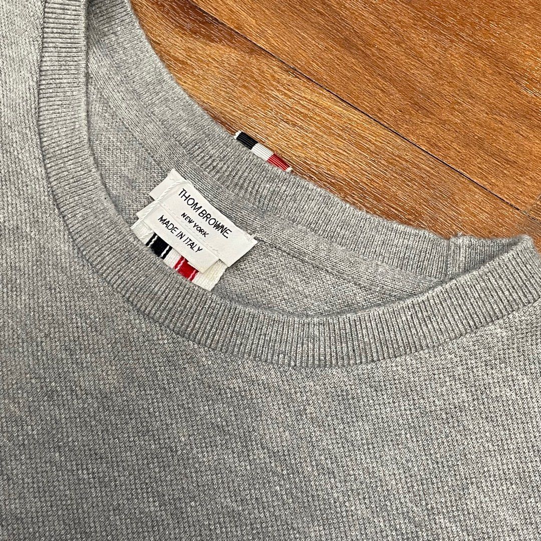 Thom browne back stripe shirt (Category: Luxury Apparel) located in Quezon City. Submitted by giveme_theloot (Listing ID 1416933176, Image 3). Description: Available for purchase in-store or online Thom browne back stripe shirt Condition : 9/10 Size : 1 Dimes : Width - 18 1/2” Length - 24 1/2” Back Length - 26 1/2” Price : 5,000 php or drop best offer.
