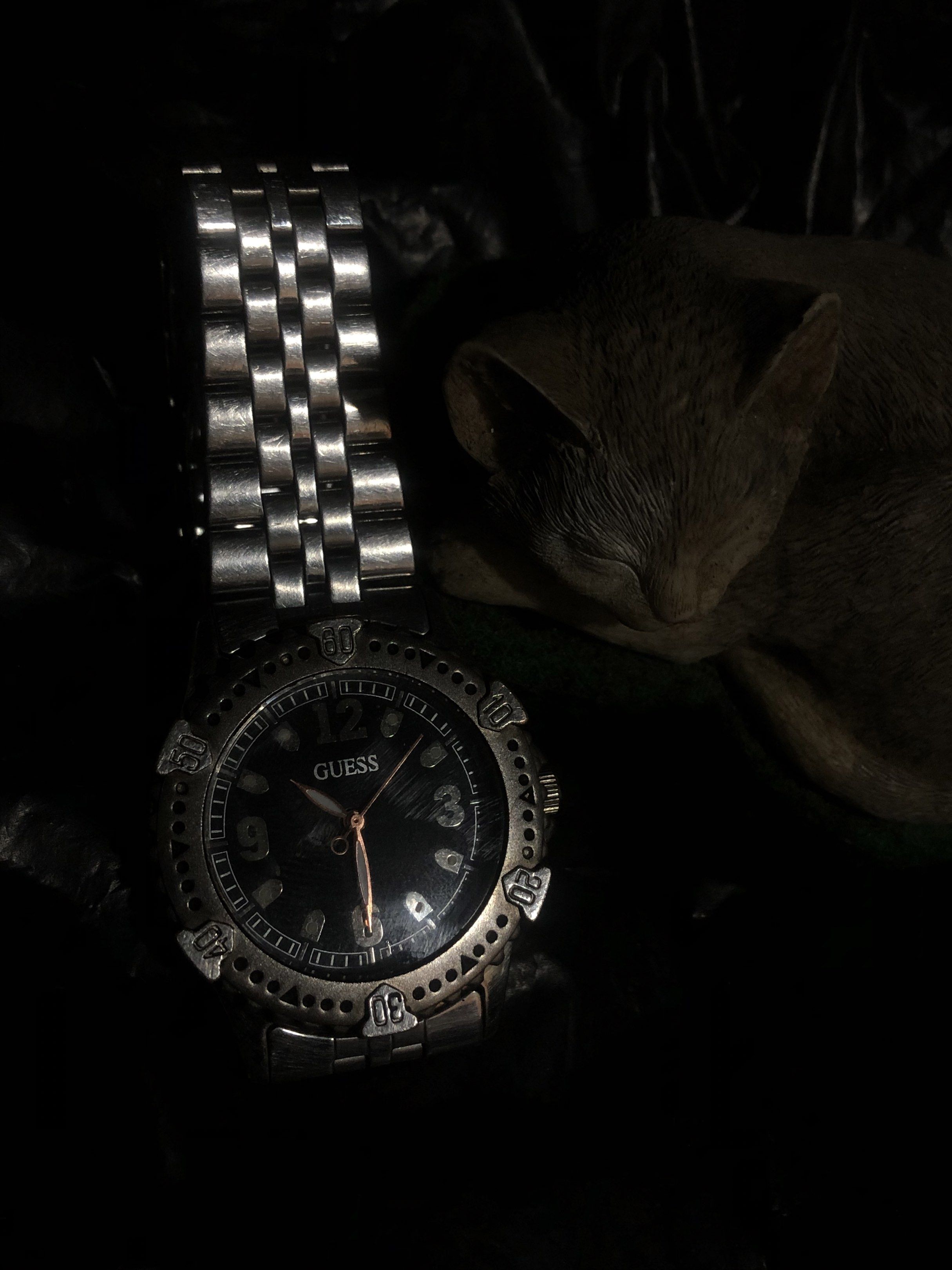 Vintage Guess Watch (Category: Men's Watches) located in Imus. Submitted by verjel-31076 (Listing ID 1416854736, Image 2). Description: Working Luminous Singapore Movement.