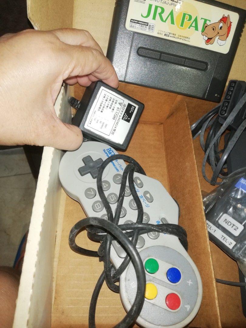 Vintage ntt data super famicom controller, and accs (Category: Nintendo) located in Paranaque City. Submitted by 4thestate.surplusan (Listing ID 1416880770, Image 3). Description: Vintage Nintendo ntt data keypad supercfakicom controller, and other accs. See photos.