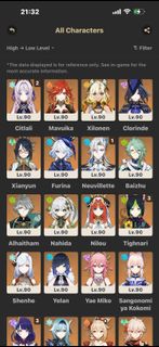 GENSHIN IMPACT ACCOUNT - AR60 | ZIBAI, COLUMBINA, NEFER, NAVIA, AND ...