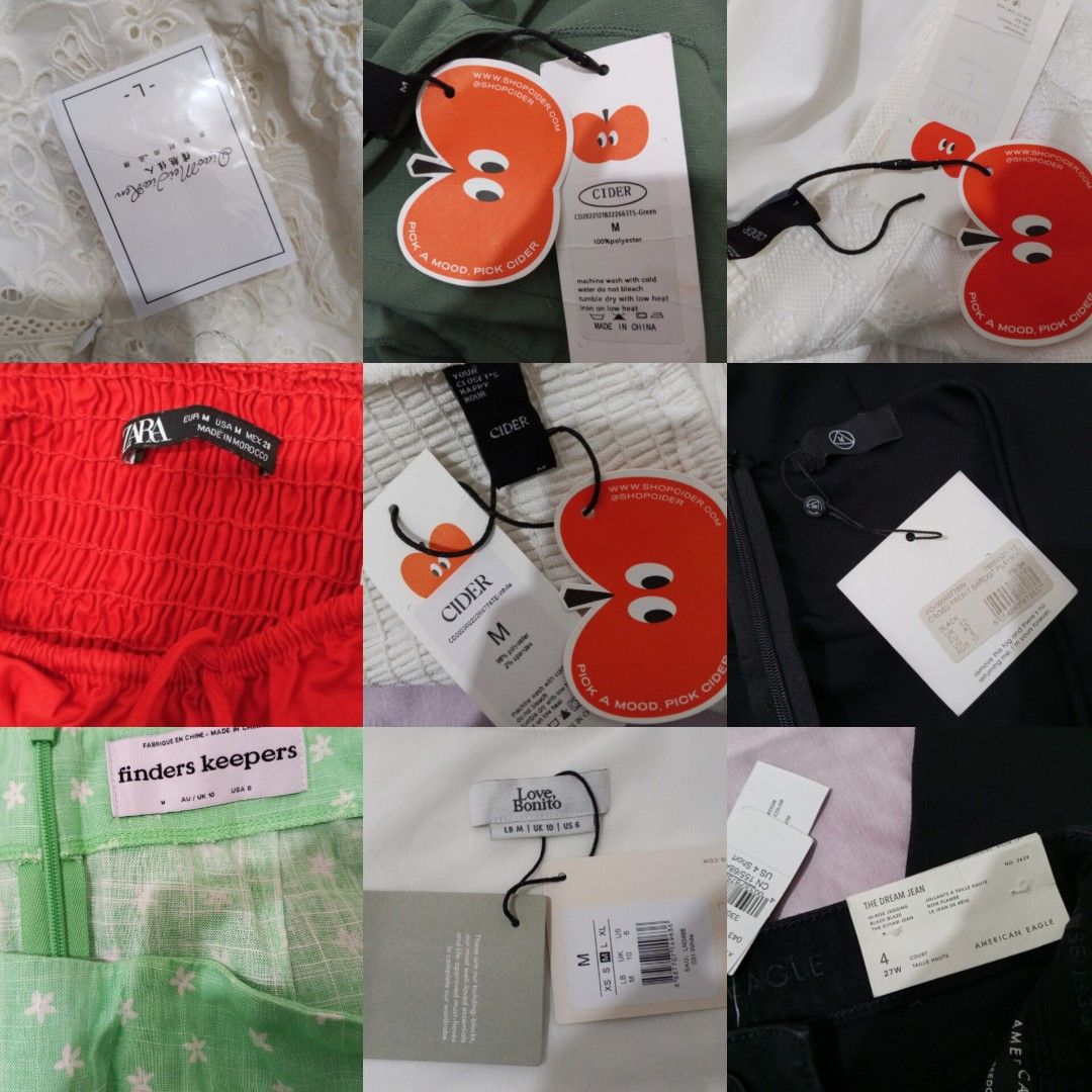 Assorted Women's Clothes - Unused (With Tags) (Category: Blouses) located in Tagbilaran City. Submitted by miangsstuff (Listing ID 1417120657, Image 1). Description: NEGOTIABLE!!! Assorted Women’s Clothes Unused, with tags (except for 2 pieces) PM for more photos. MOP: QR code payment or bank transfer MOD: JRS Meet-up: Alturas, Tagbilaran RFS: Decluttering / Doesn’t fit.