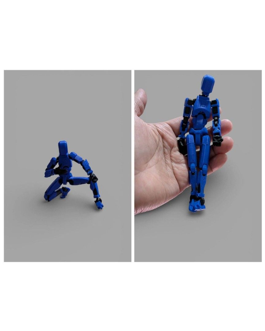Blue Articulated Action Figure (Category: Figurines & Statues) located in La Trinidad. Submitted by chicrafa (Listing ID 1417159942, Image 1). Description: P80 New.