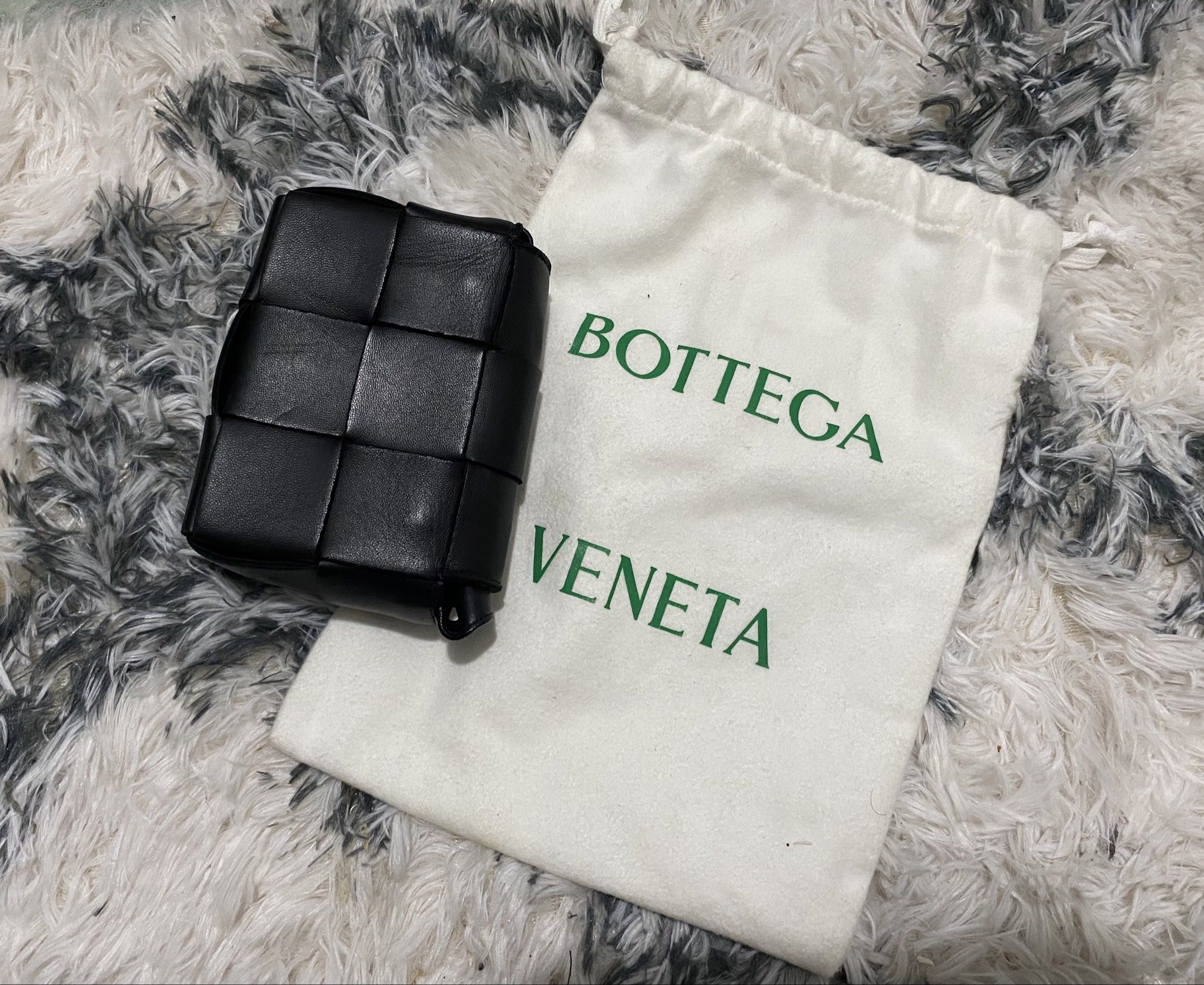 Bottega Veneta Cassette Mini Bag (Category: Luxury Bags & Wallets) located in Quezon City. Submitted by rayri5 (Listing ID 1417174870, Image 1). Description: pristine condition see all details pic.