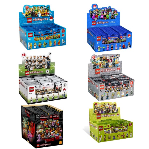 Brand new Minifigures Boxes from Series 2, Series 3, Series 9, Disney ...