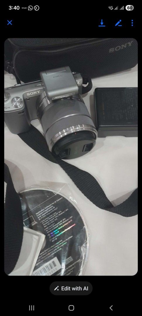 Brand new sony camera (Category: Cameras) located in Caloocan City. Submitted by albert12267 (Listing ID 1417100393, Image 1). Description: Brand new sony camera 23,400 Pesos call 09179242208.
