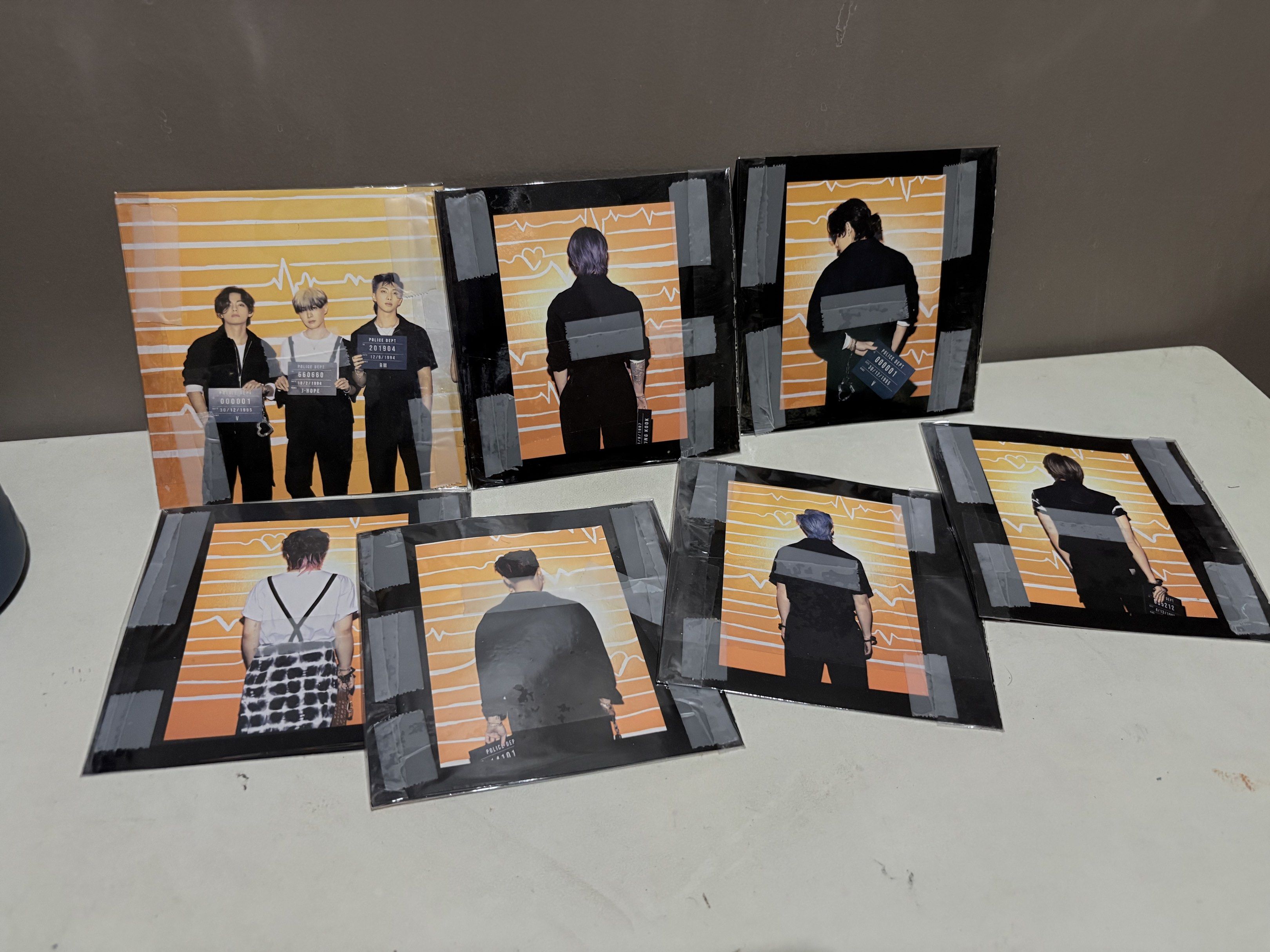 BTS Butter concept photos (Category: K-Wave Merchandise) located in Marikina City. Submitted by savedbygracephb (Listing ID 1417176637, Image 2). Description: - BTS Butter concept photos (official) OT7 Taken from the Butter album and covered with plastic) plastic can be removed TAKE ALL- 250 Pay Via Gcash or Bank transfer.