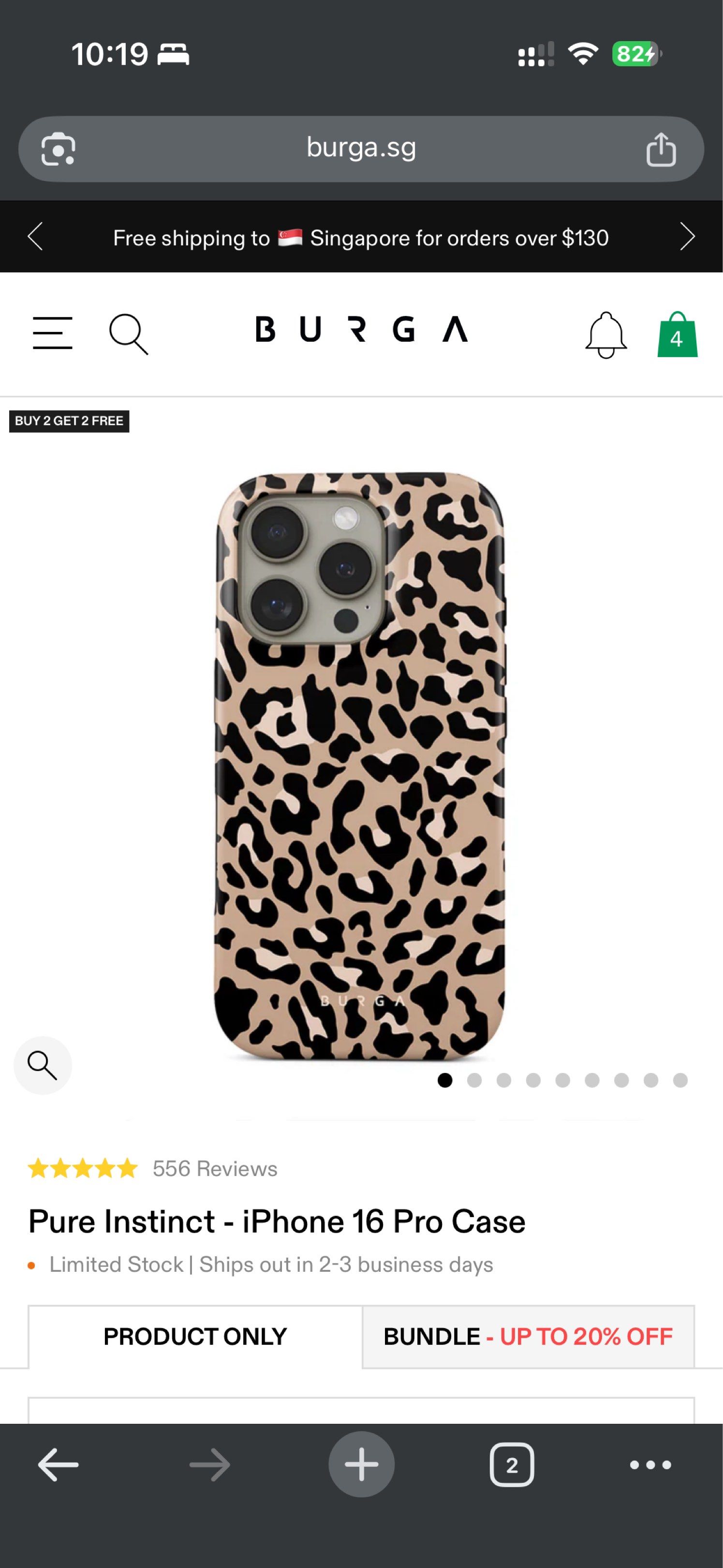 Burga Pure Instinct iPhone 15 Pro Case, Mobile Phones & Gadgets, Mobile ...